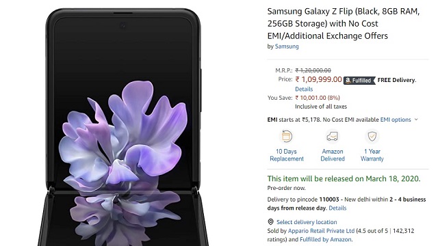 amazon samsung galaxy z flip